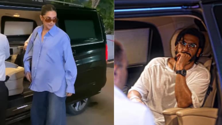 Pregnant Deepika Padukone Heads To Bengaluru Ahead Of Second Baby's Arrival, Ranveer Singh Sees Her Off