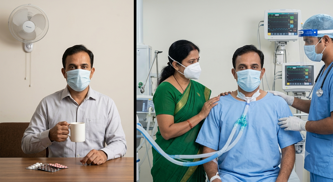 H1N1 virus can be mild for some and severe infection for others