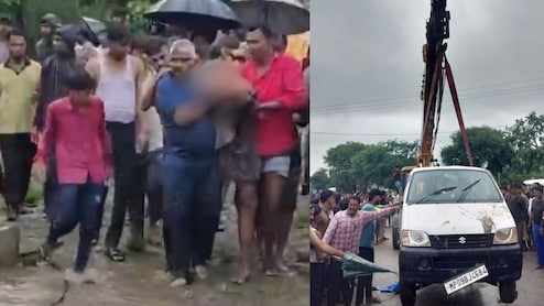 राजगढ़ में पुल पार कर रही कार बही, बच्चे समेत 5 के शव मिले; सवार थे 11 लोग; रेस्क्यू अभियान जारी
