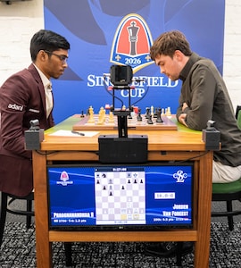 R Praggnanandhaa Bounces Back, Crushes Jorden Van Foreest At Sinquefield Cup