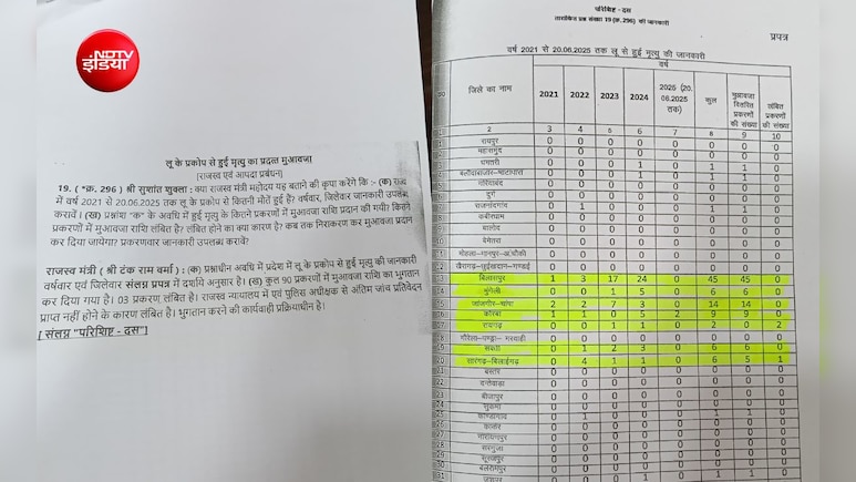 मुआवजे की बंदरबांट! 5 साल में लू से मौत के 93 मामले, 90 को मिली राहत राशि; लेकिन 85 बिलासपुर संभाग से