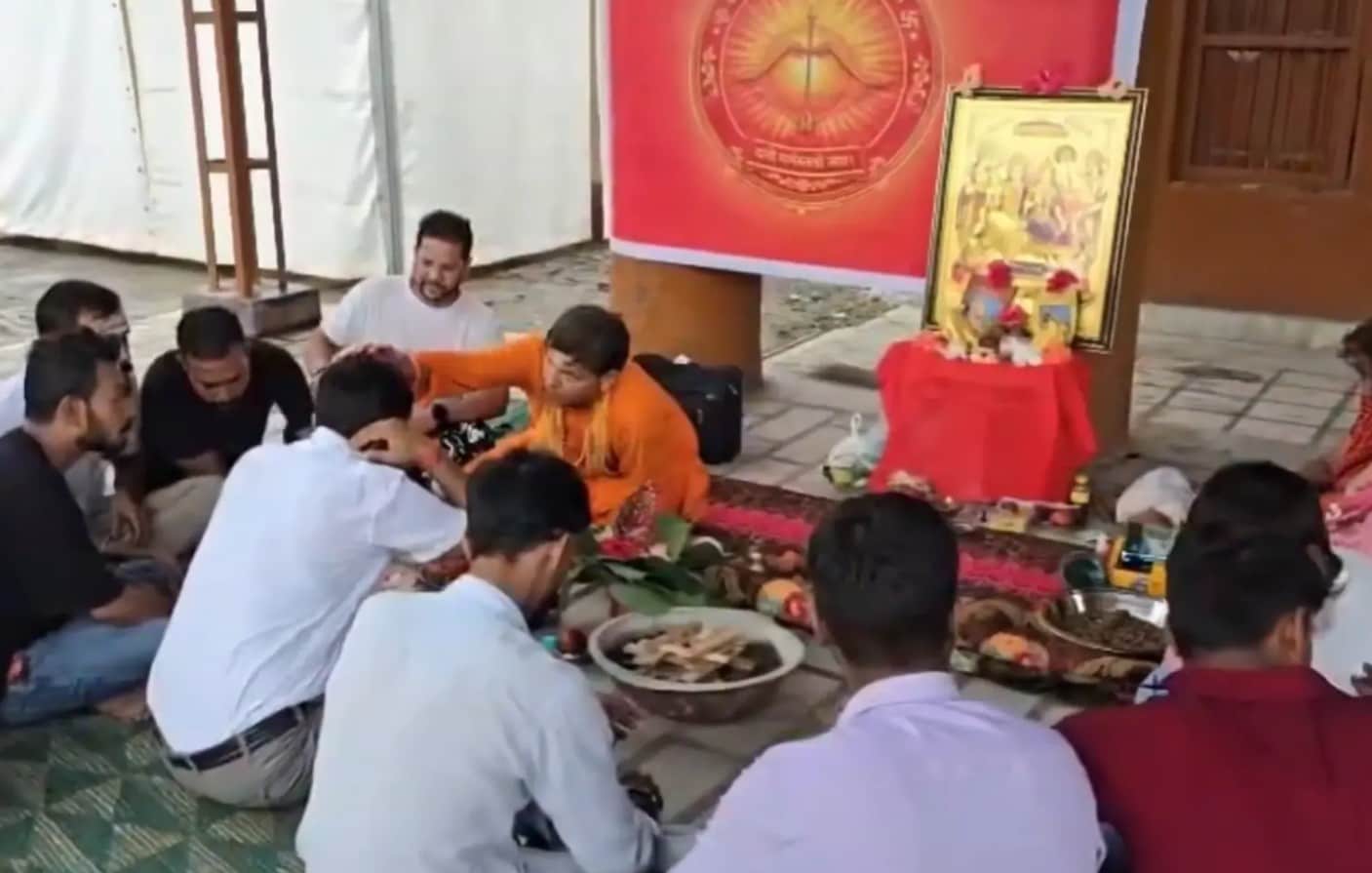 The Shri Ram Sena performed a purification havan at M Kharges rally venue in Uttarakhand