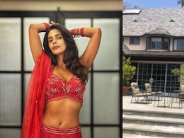 Tour <i>Traitors 2</i> Star Mallika Sherawat's LA Mansion With A Pool, Trimmed Lawn, And French Doors