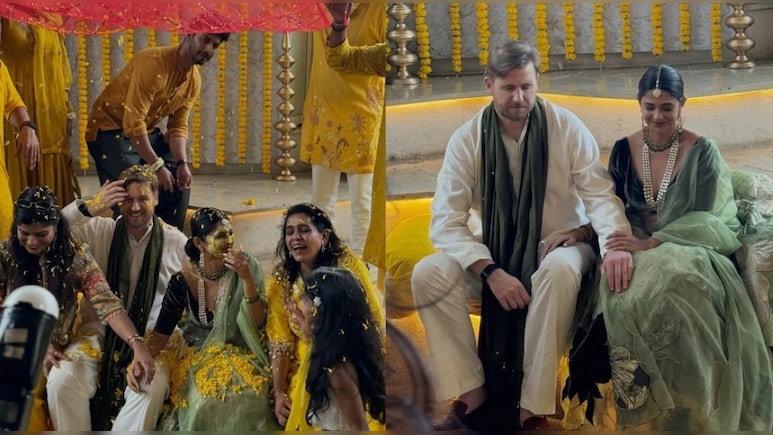 जेनिफर विंगेट ने शेयर की हल्दी की तस्वीरें, विदेशी पति के साथ देसी रंग में रंगीं दिखी एक्ट्रेस, दोस्तों के साथ जमकर लगाए ठुमके