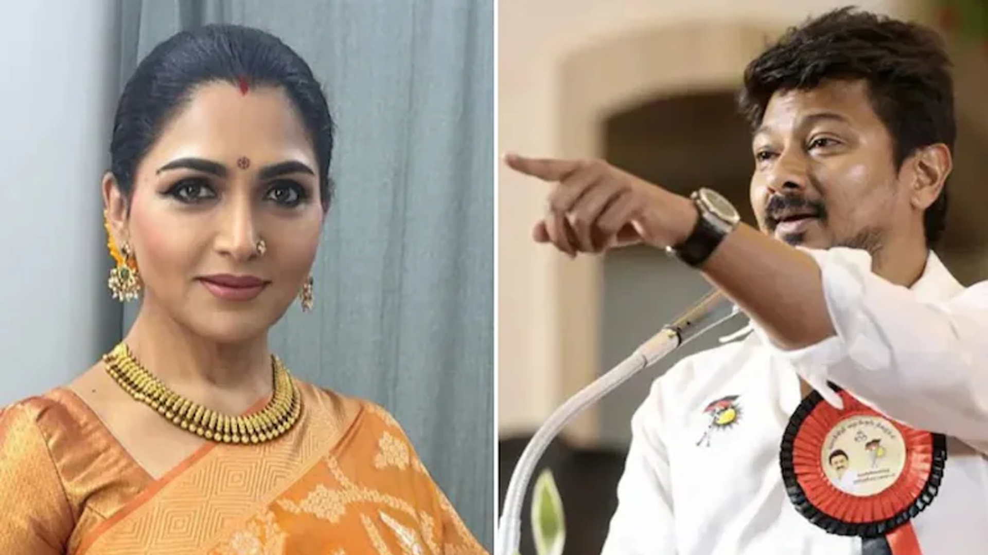 "If You're Man Enough...": BJP's Khushbu Sundar Slams Udhayanidhi Stalin's 'Trisha' Remark