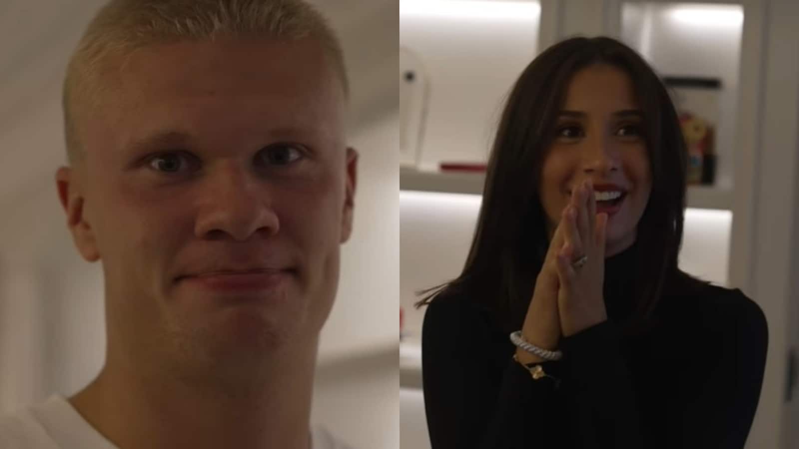 Erling Haaland Left Shell-Shocked By Girlfriends Reaction To New Hairstyle. Video Viral On Internet