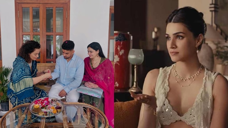 Kangana Ranaut Celebrates Rakhi With Brother Amid Kriti Sanon Ad Row