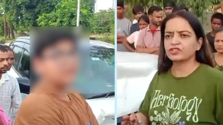 Woman Asks Teen Son To Drive Car, Says '<i>Chalta Hai</i>' When It Hits Another