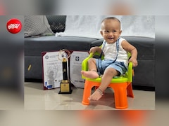 हरदा के नन्हे यशवर्धन ने रचा इतिहास, 10 माह 29 दिन की उम्र में 95 सेकेंड का डेड हैंग