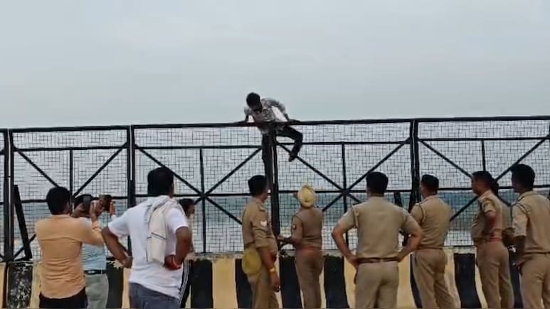 प्रेमिका की बच्ची को अपनी संतान बताकर मांगा हक, चंबल पुल पर चढ़कर दुष्कर्म के आरोपी ने दी आत्महत्या की धमकी