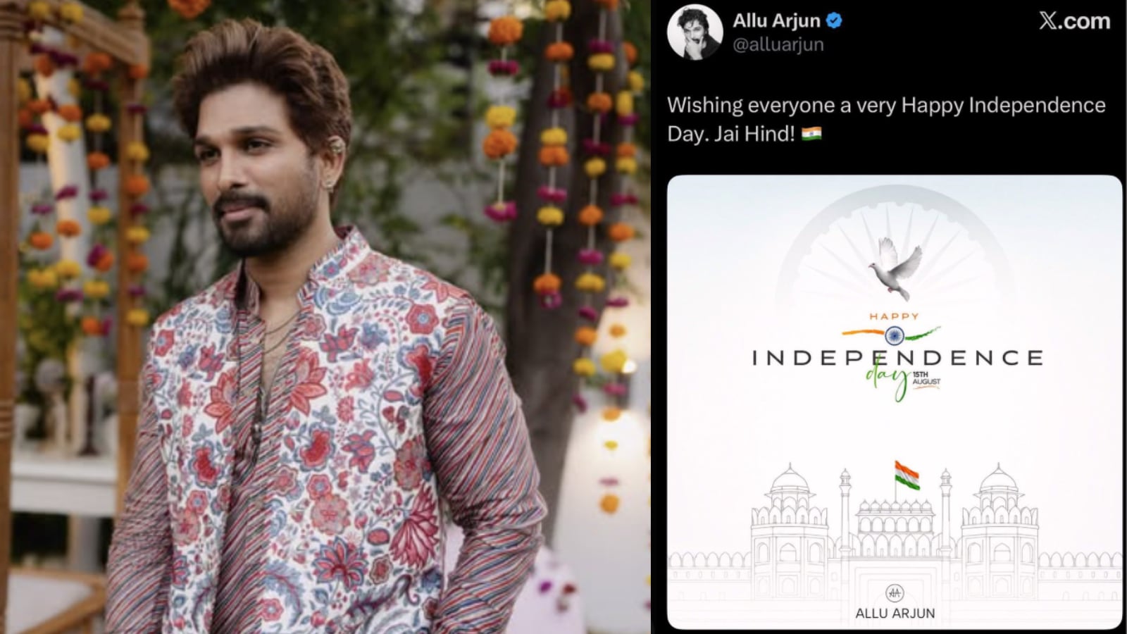 Allu Arjun deletes Independence Day post after social media backlash