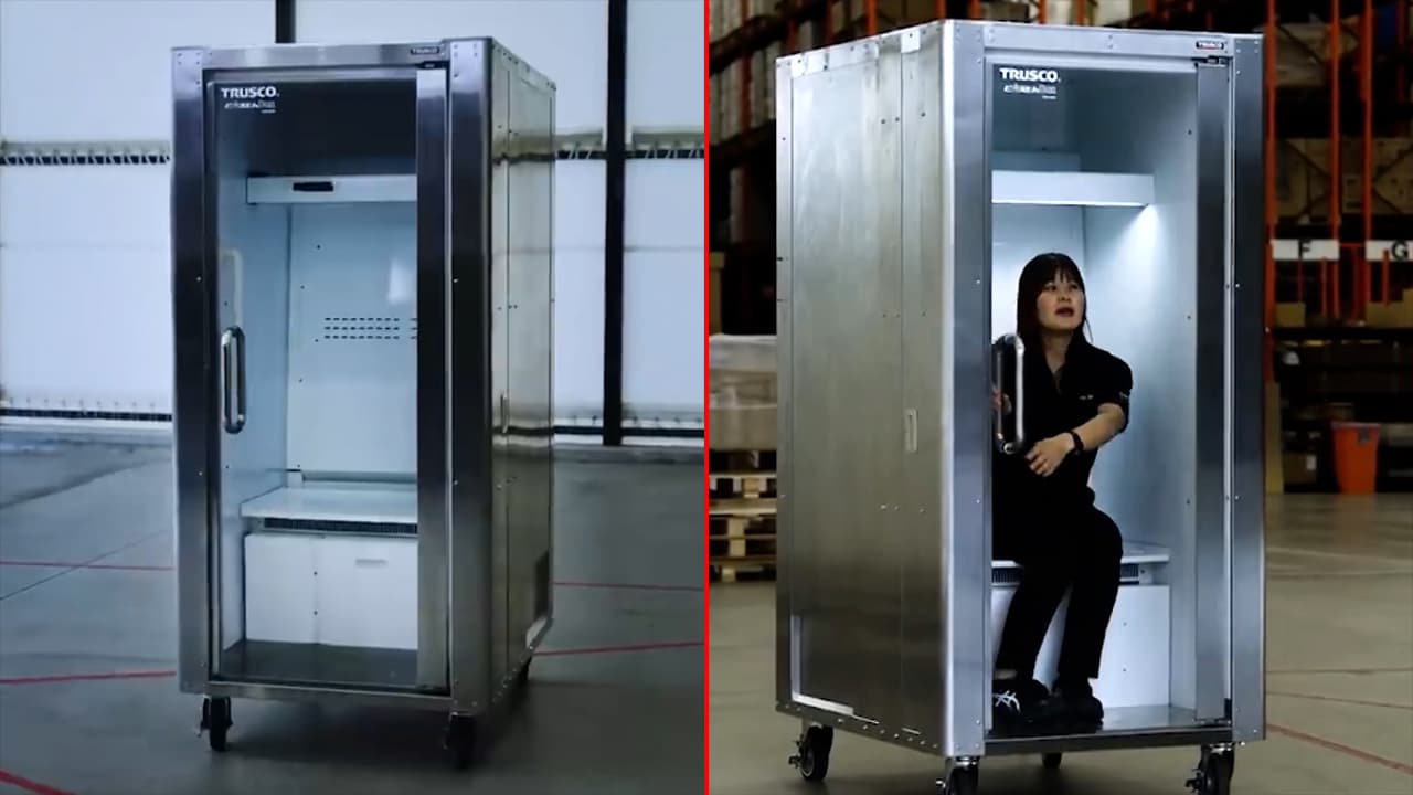 Japan's 'Human Fridge' Offers Instant Escape From Extreme Heat
