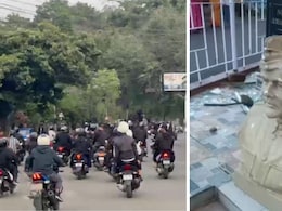 Vehicles Torched, Statues Damaged As Meghalaya Students' Rally Turns Violent
