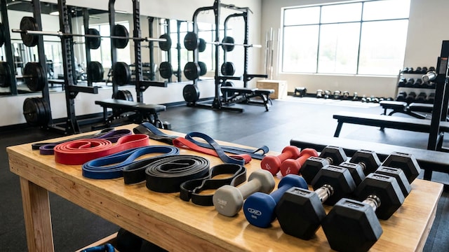 Bands are convenient, portable, while dumbbells offer measurable resistance
