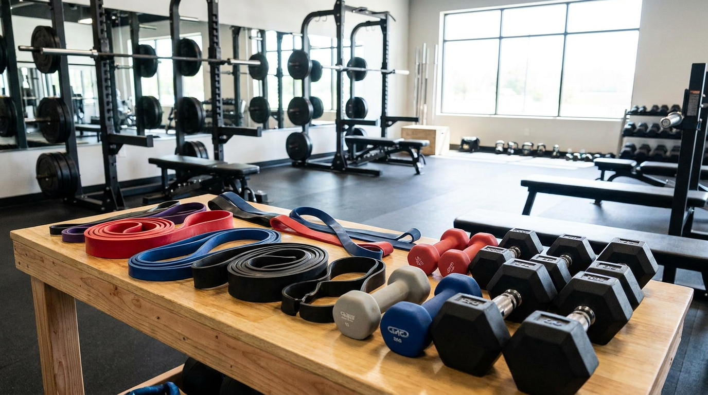 Bands are convenient, portable, while dumbbells offer measurable resistance