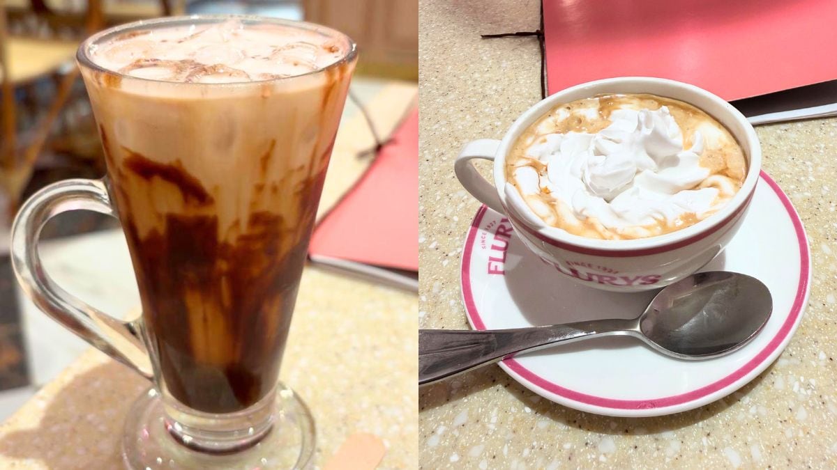 Iced Chocolate and Flurys Viennese Coffee Iced Chocolate and Flurys Viennese Coffee