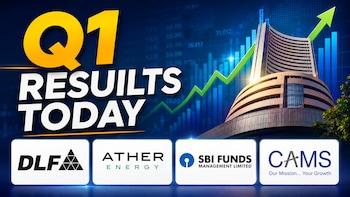 Q1 Results Today: DLF, Ather Energy, SBI Funds Management, CAMS Among 80+ Companies Reporting Earnings