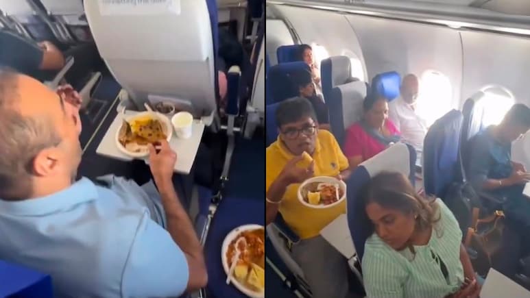 Viral Video: Indian Family's Dhokla, Thepla Feast On IndiGo Flight Sparks 'Civic Sense' Debate
