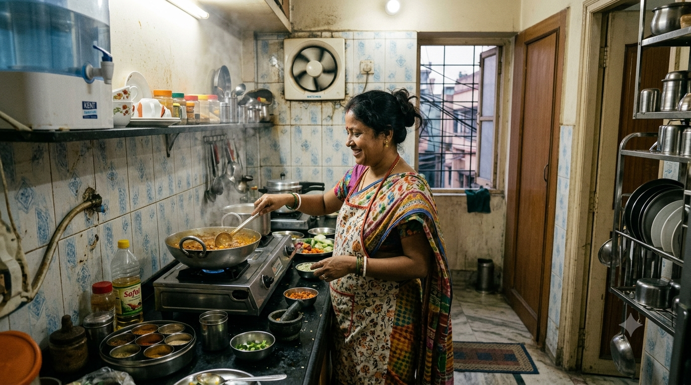 Kitchen smoke exposure can also impact your lung health