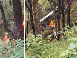 22 Injured As Bus Carrying Faridabad Tourists Falls Into Gorge In Uttarakhand