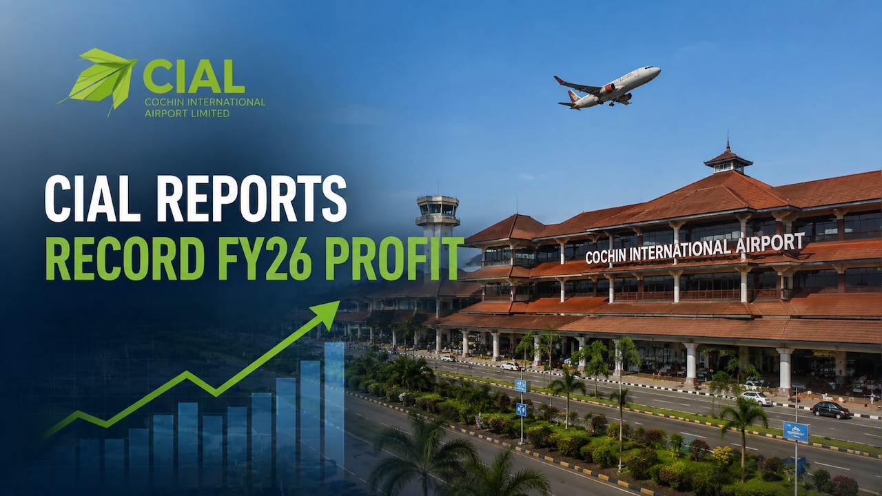 CIAL Posts Record Rs 502 Crore Profit In FY26; Dividend Declared
