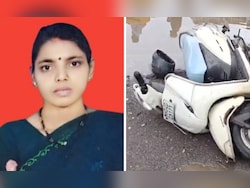 Woman In Thane Crushed By Truck After Scooter Hits Water-Filled Pothole