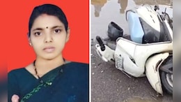 Woman In Thane Crushed By Truck After Scooter Hits Water-Filled Pothole