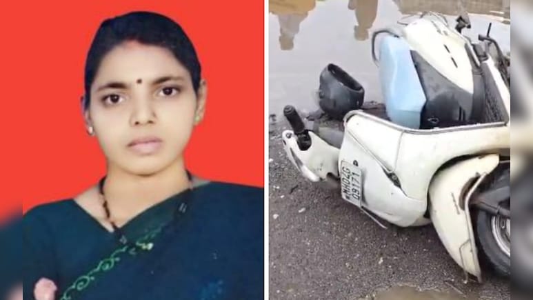 Woman In Thane Crushed By Truck After Scooter Hits Water-Filled Pothole