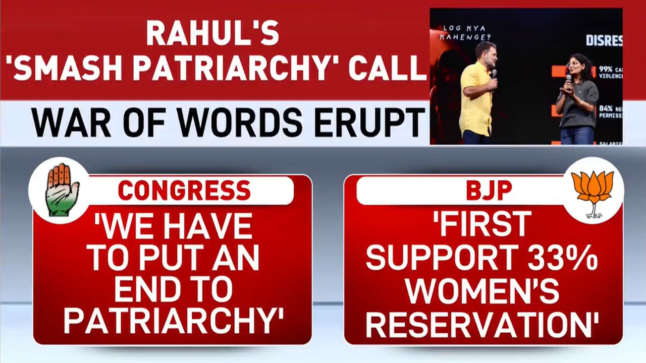 Rahul Gandhi's 'Smash Patriarchy' Call Triggers BJP-Congress Political Showdown