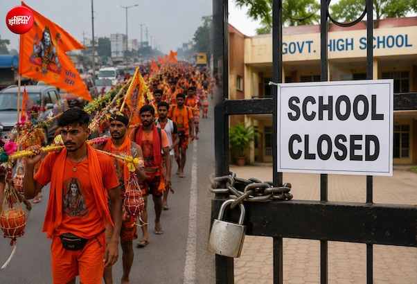गाजियाबाद में कल से स्कूल बंद, कांवड़ यात्रा के चलते मेरठ समेत इन जिलों में भी रहेगी छुट्टी