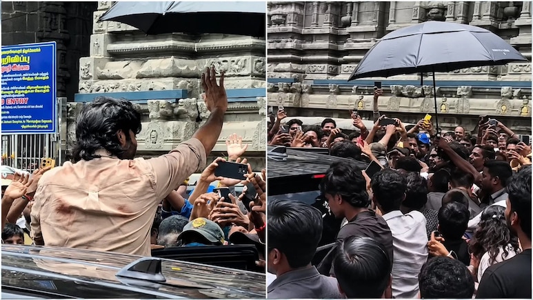 Viral Video: Dhanush Mobbed By Fans After <i>OM Chapter 1</i> Shoot In Thiruvannamalai