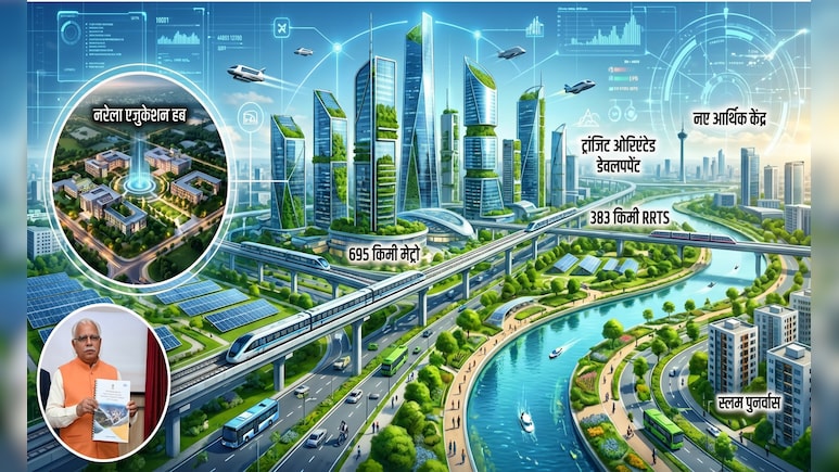 Delhi Master Plan 2047: नरेला में एजुकेशन हब, 40 लाख नए घर और 695 किमी मेट्रो... बदल जाएगी आपकी दिल्ली!
