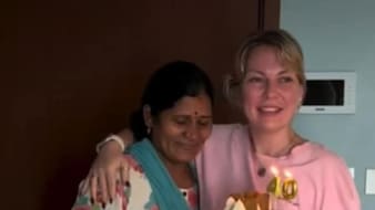 Foreigner Surprises House Help With Birthday Cake, Wins Hearts Online