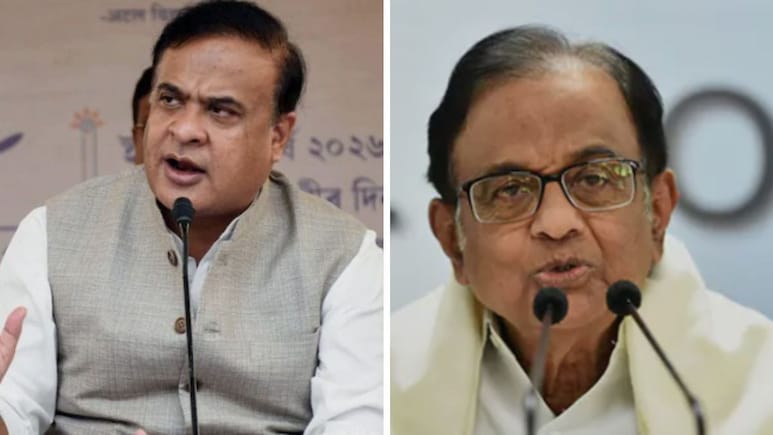 "Not <i>Dimagi</i>, Pure Naxal": Himanta Biswa Sarma Attacks P Chidambaram
