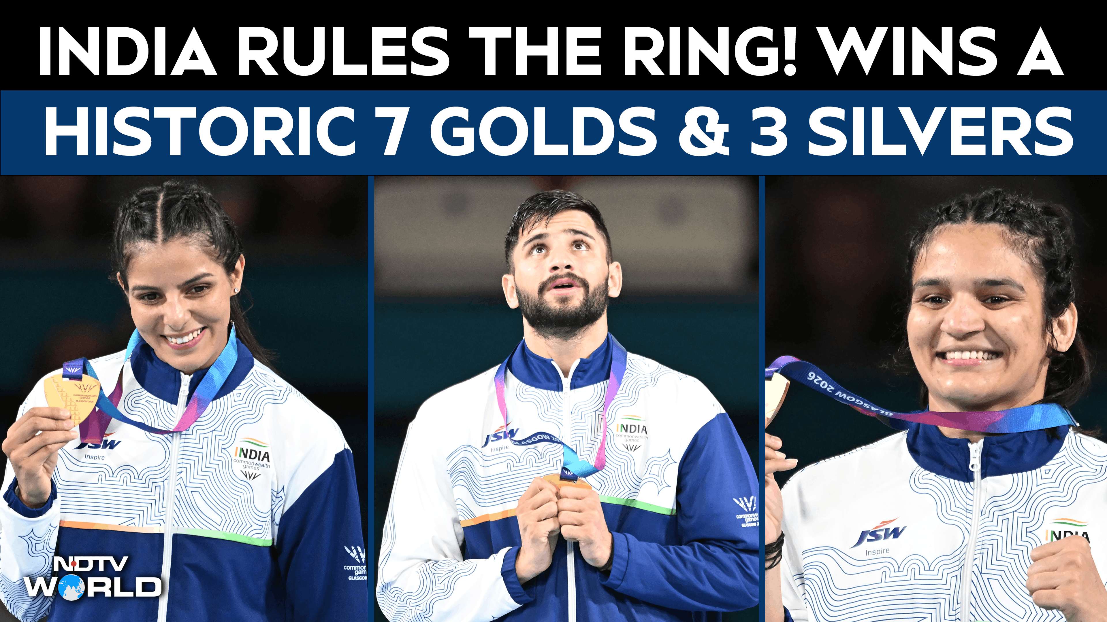 CWG 2026 | Indian Boxers Deliver A Historic Performance, Win A Record 7 Golds & 3 Silvers