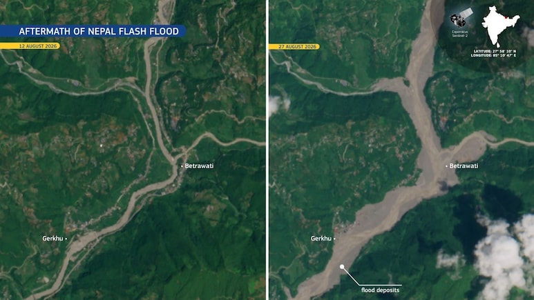 नेपाल आपदा की डराने वाली तस्वीर आईं सामने, WMO की सैटेलाइट इमेज में दिखी तबाही की पूरी कहानी