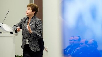AI Investment Boom Vs Energy Shock: IMF Chief Georgieva Flags Global Economic 'Tug Of War'