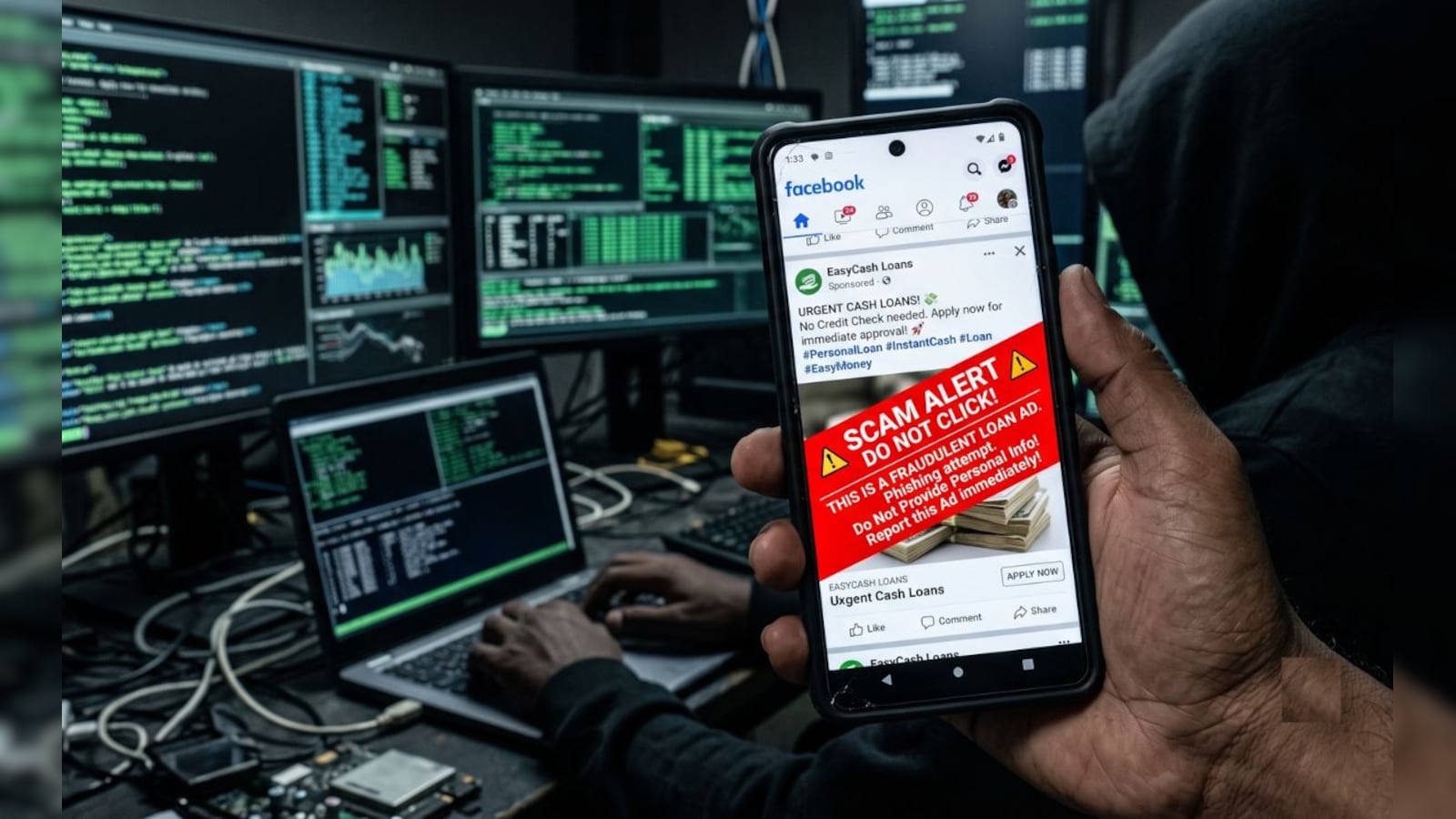 Facebook पर एड देख लिया 15 हजार का लोन, सायबर ठगों ने अश्लील फोटो बनाकर किया ब्लेकमेल, वसूले 1.10 लाख रुपये