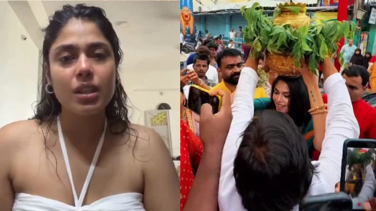 Video: Telugu Actor Faria Abdullah Breaks Down Over Bonalu Trolling