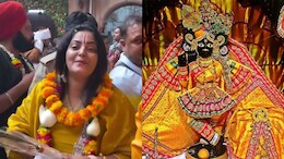 बांके बिहारी के दरबार पहुंचीं भोजपुरी स्टार अंजना सिंह, बताया आखिर क्यों साल में सिर्फ एक दिन होती है मंगला आरती