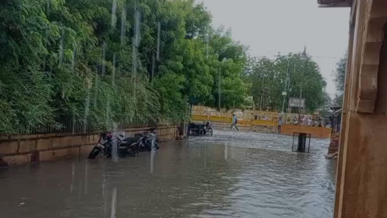 राजस्थान के कई इलाकों में भारी बारिश, भीलवाड़ा में 145 मिलीमीटर बरसात; आया नया अलर्ट 