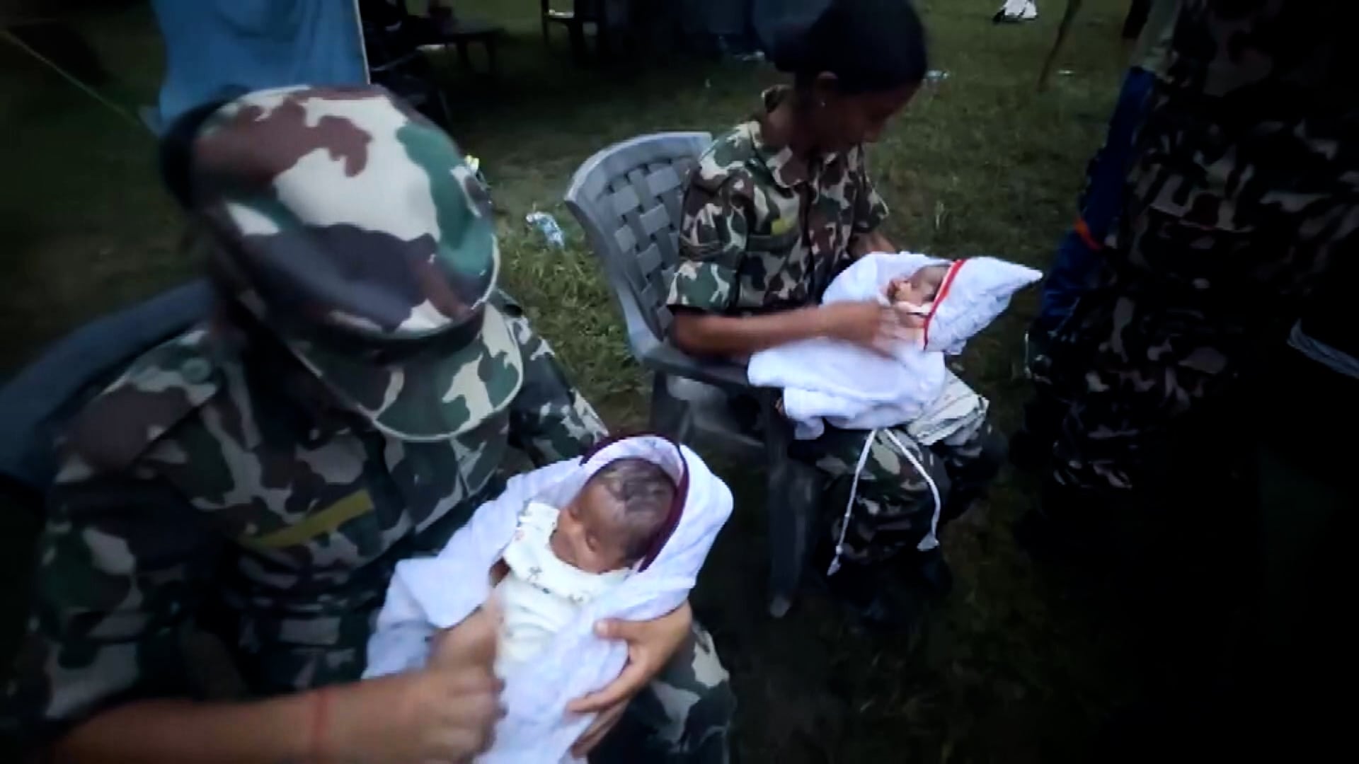 Twin Babies Rescued By Nepal Army Amid Flash Flood Tragedy