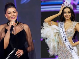 Internet Claims Sushmita Sen Ignored Miss Universe India Kaziah Liz Mejo In Viral Video
