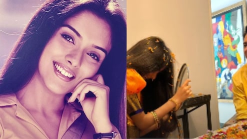 Asin Shares Daughter Arin's Onam Moments As She Makes A Beautiful Pookalam