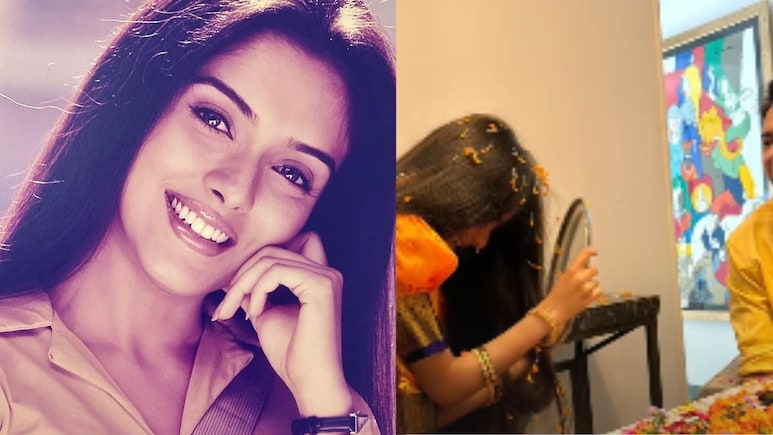 Asin Shares Daughter Arin's Onam Moments As She Makes A Beautiful <i>Pookalam</i>