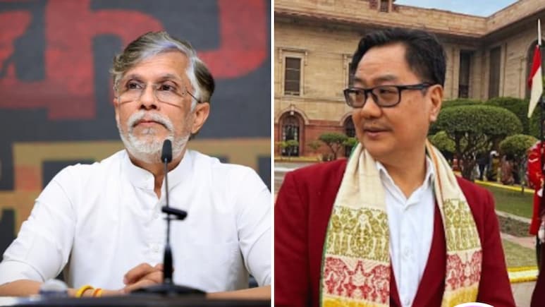 In Swimming Video Spat, Kiren Rijiju Takes "Rajya Sabha Prize" Dig At Pawan Khera, Drags In Rahul Gandhi