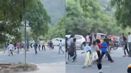 Tensions In Andhra As Student Groups Clash On Road, Hit Each Other With Sticks