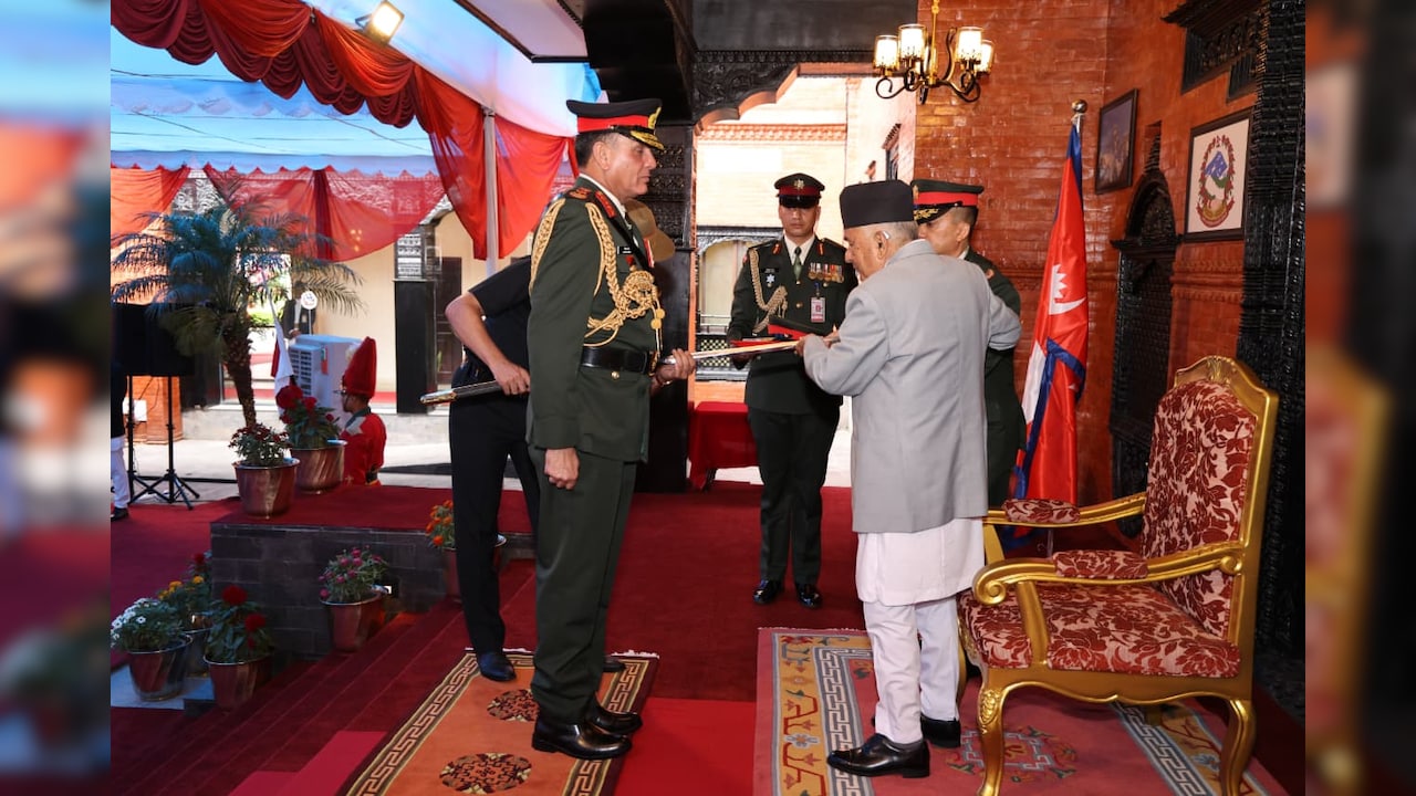 Indian Army Chief Awarded Honorary General Rank Of Nepal Army