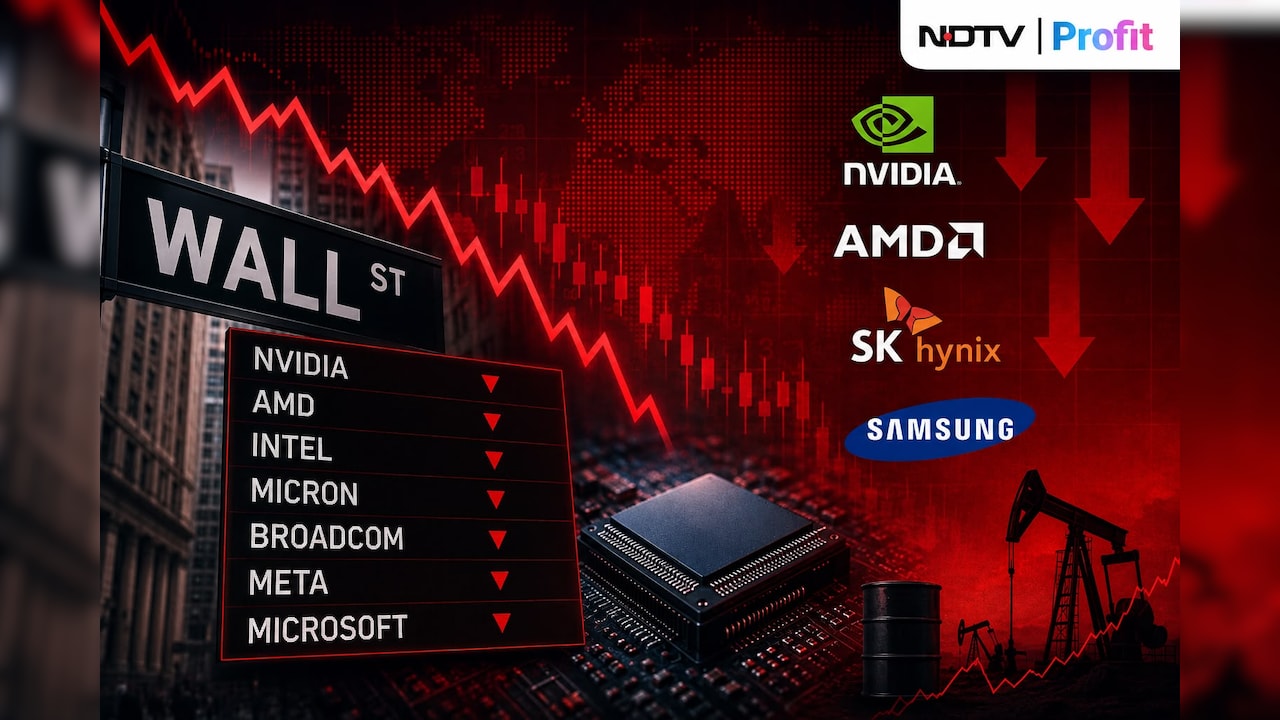 Nvidia, AMD, SK Hynix, Samsung Shares Crash Amid Tech Stocks Selloff On Rising Bond Yields, Surging Crude Oil Prices