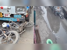Speeding Truck Hits 2 Faridabad Cops On Bike, Drags Them For Over 50 Metres